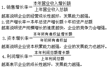 2015年中級審計師《審計專業(yè)相關(guān)知識》復(fù)習(xí)：發(fā)展能力分析