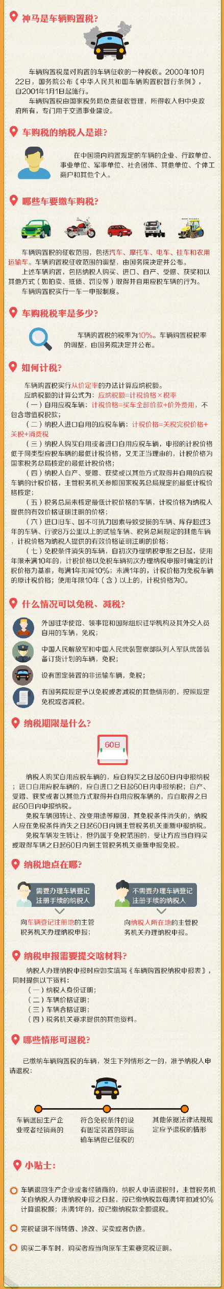 關(guān)于車(chē)輛購(gòu)置稅  你應(yīng)該知道的幾個(gè)細(xì)節(jié)