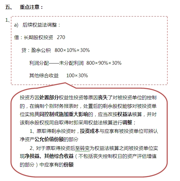 2015注會(huì)“借題發(fā)揮”會(huì)計(jì)篇：長期股權(quán)投資（方法轉(zhuǎn)換）