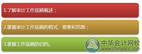 2015注會“借題發(fā)揮”審計(jì)篇匯總：第六章審計(jì)工作底稿