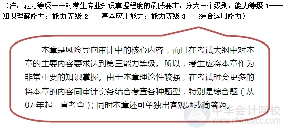 2015注會(huì)“借題發(fā)揮”審計(jì)篇匯總：第七章風(fēng)險(xiǎn)評(píng)估