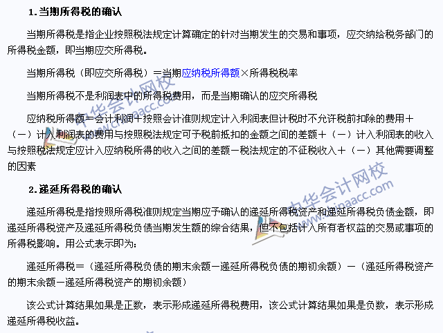 2015年注冊會計(jì)師《會計(jì)》高頻考點(diǎn)：所得稅費(fèi)用的確認(rèn)