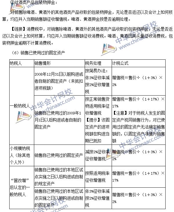 增值稅銷項稅額、進項稅額、應(yīng)納稅額的計算