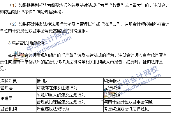 2016注會《審計》高頻考點：財務報表審計中對法律法規(guī)的考慮