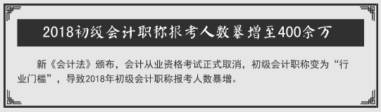 中級(jí)考生請(qǐng)聽題：聽說2018年中級(jí)會(huì)計(jì)職稱考試要卡通過率？