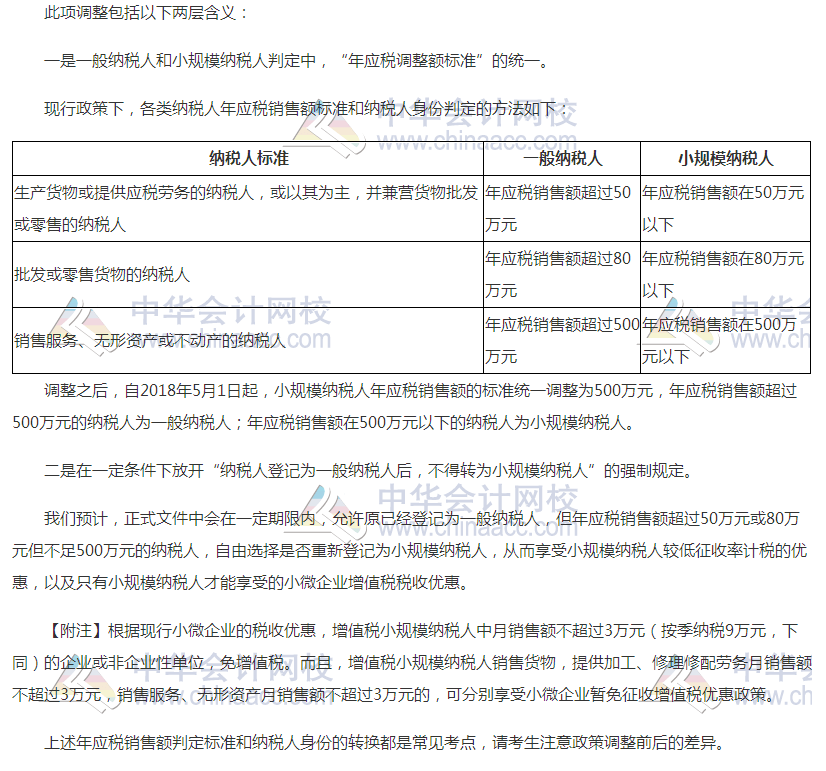 增值稅稅率調(diào)整對2018年初級會計考試有何影響？