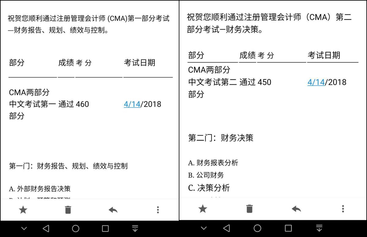 CMA考試成績(jī)今日凌晨公布，網(wǎng)校學(xué)員喜報(bào)連連 