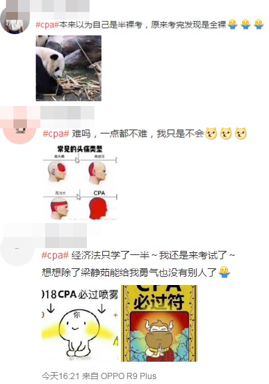 注會(huì)考生都是戲精！可以認(rèn)真點(diǎn)嗎？給CPA一個(gè)面子好不...