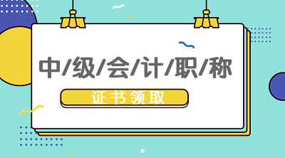 遼寧沈陽2019年中級會計師證可以領了？