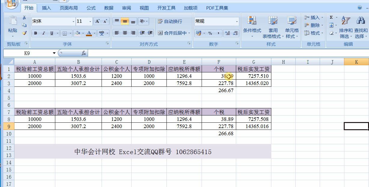 銀行扣款金額總是與計(jì)提表上的金額相差一分錢？round函數(shù)輕松搞定！