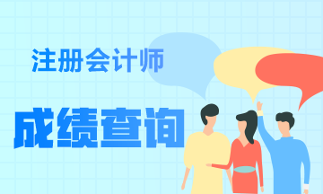 2020年江蘇蘇州注會的考試成績查詢什么時(shí)候開始？