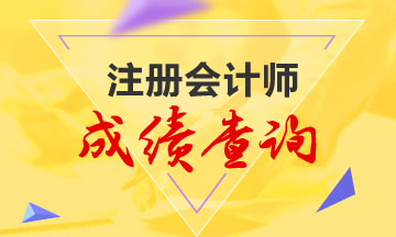 【重要通知】吉林四平注冊會計(jì)師考試查分啦
