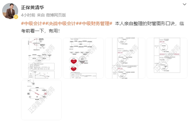 黃清華老師中級《財務管理》圖形口訣 考前再看一下！有用！